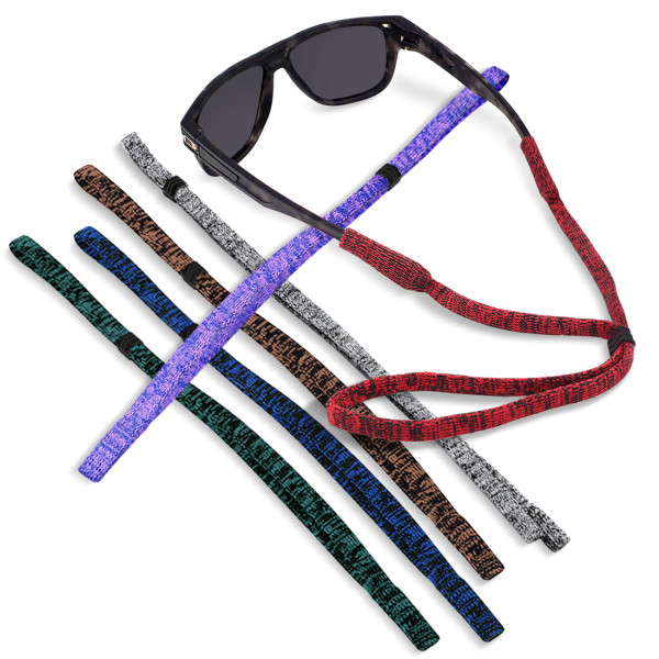 Kalevel 6pcs Sunglasses Strap for Men Women Kids Eyeglass Holder Strap Sports Adjustable Eyewear Retainer Glasses Cord Lanyard Nylon Mixed Color Set