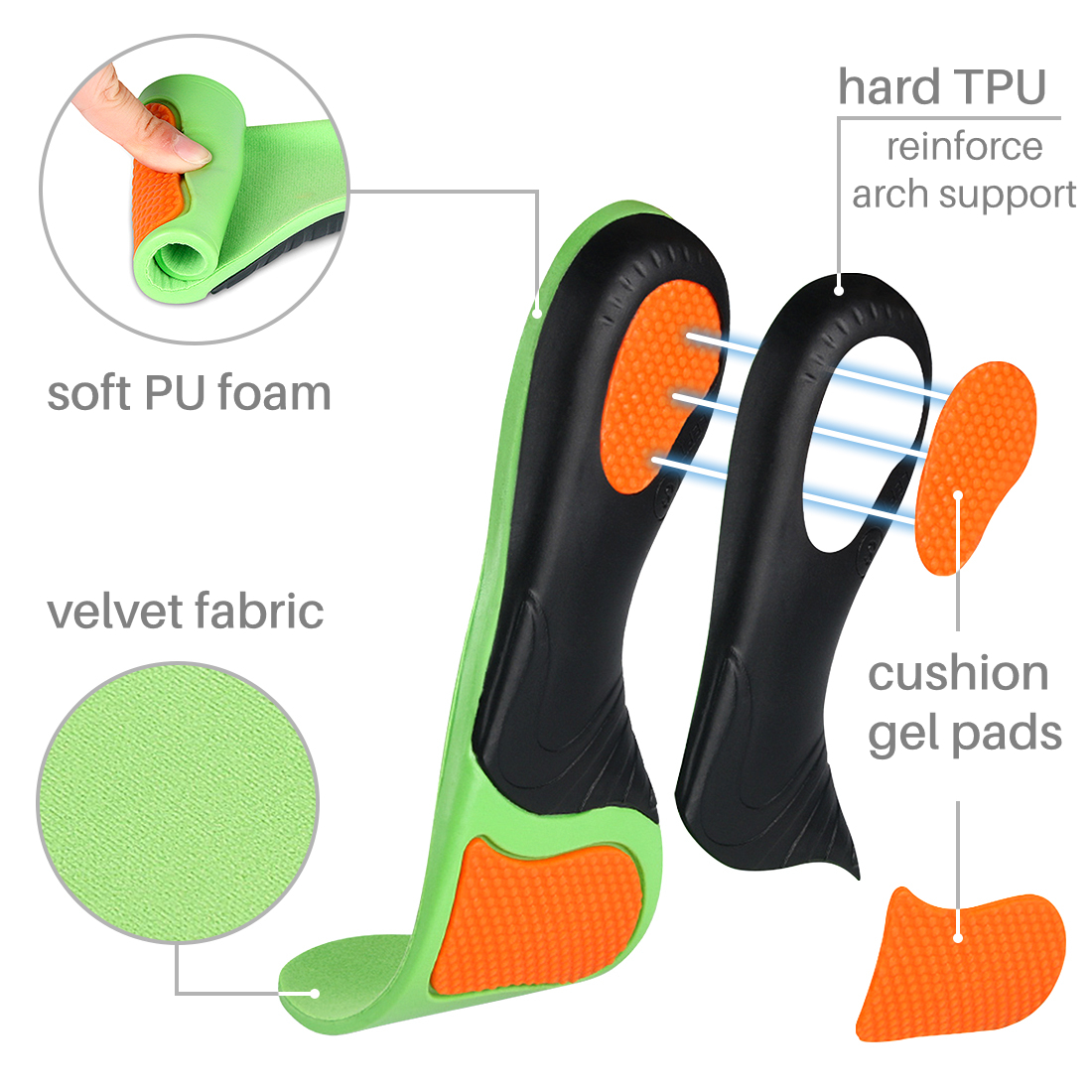 flat foot inserts