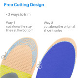 Kalevel Orthotic Inserts Plantar Fasciitis Shoe Insoles Arch Support Shoe Inserts Sports for Men Flat Feet High Arches Pronation (L, Men 9-12)