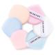 Kalevel 6pcs Air Cushion Puff Foundation Sponge Water Drop Face Powder Puffs Latex Free Makeup Sponges 2 Inch Small Powder Cosmetic Puff Pad BB Cream Sponge for Dry & Wet Use (Mixed Colors)