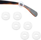 Kalevel 3 Pairs Silicone Eyeglasses Temple Tips Sleeve Retainer Anti Slip Sunglasses Ear Hook Grip Reading Glasses Ear Cushions (White)