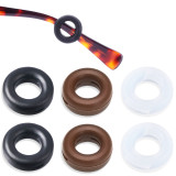 Kalevel 3 Pairs Eyeglasses Temple Tips Silicone Sleeves Sunglass Anti Slip Ear Hooks Grip Cushion Sport Glasses Holder (Mixed Colors)