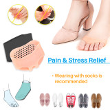 Kalevel Metatarsal Pads Foot Cushions Forefoot Cushion Pain Relief Fabric Metatarsal Sleeve Pads for Women Men Running Sports 2 Pairs