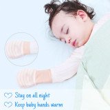 Kalevel 3 Pairs Baby Mittens No Scratch Warm Girl Boy Oversized Newborn Infant Gloves with Long Scuff for Growing Babies 0-12 Months