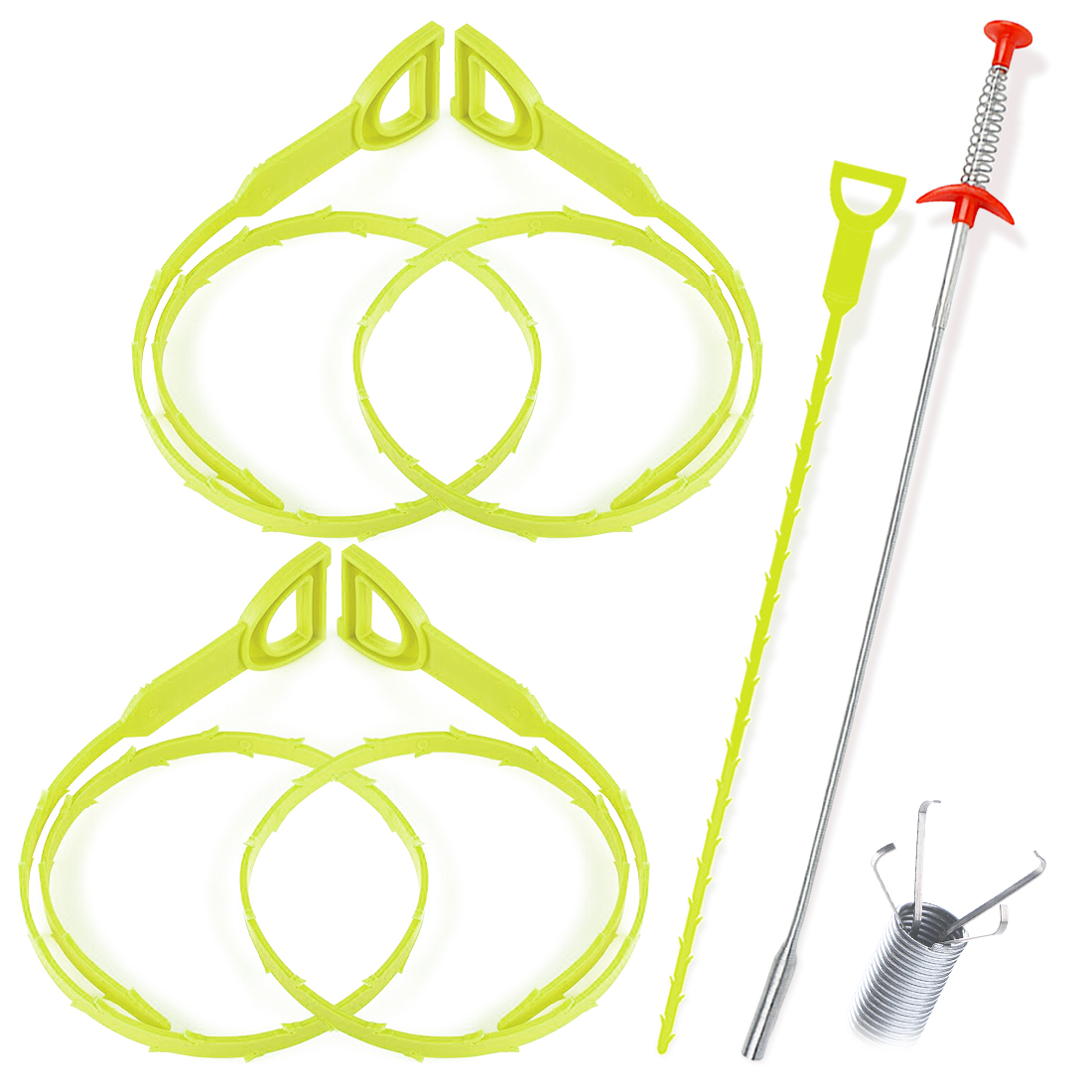 Kalevel Clog Remover Drain and Snake Hair Sink Drain Cleaner Tool Hair