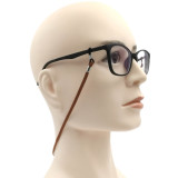 Kalevel Leather Eyeglass Holder Eyeglass Chain Eyeglass Strap Retainer Lanyard (Brown)