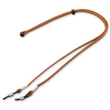 Kalevel Leather Eyeglass Holder Eyeglass Chain Eyeglass Strap Retainer Lanyard (Brown)