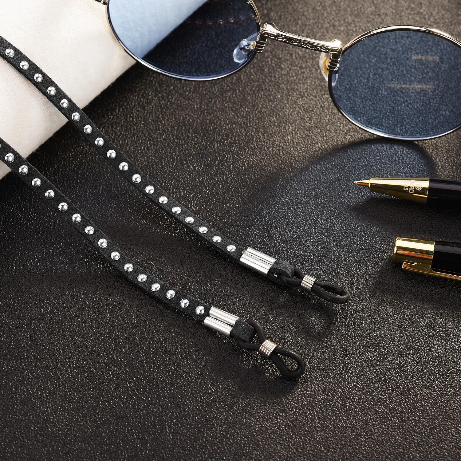 Kalevel Glasses Strap Lanyard Leather Eyeglass Holder Eyewear Retainer