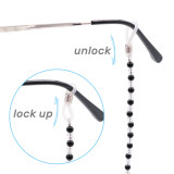 Kalevel Eyeglass Chain Beaded Glasses Strap Chain Holder Necklace Pearl Sunglasses Eyeglass Chains for Women