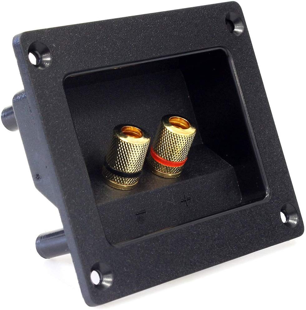 Square Spring Terminal Spring Loaded Terminals 4PCS Square Speaker Terminal Cups - 57mm Spring ...