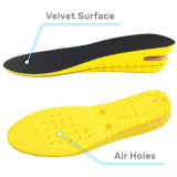 Kalevel 2 Layer Height Increase Insole Increasing Inserts Shoe Height Lift Taller Insoles Heel Elevation Cushion 2 Inch Heel Shoe Lifts Insert Breathable for Men (Size 7-10, 2 Inch)