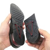 Kalevel® Height Increase Insoles 5cm 2 Inches Adjustable Breathable Insoles Height Increasing Insoles Elevator Inserts Increased Insoles Shoe Lifts Elevator Insoles for Men Women (Black)
