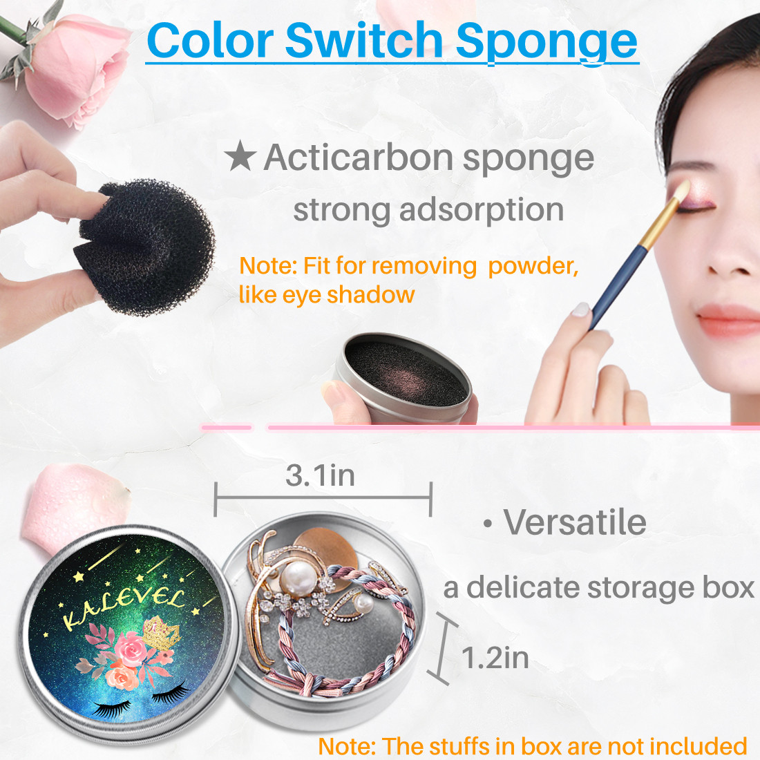 Kalevel 3 Pack Silicone Makeup Brush Cleaning Mat Color Remover