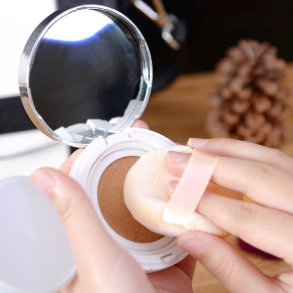 Kalevel 6pcs Makeup Powder Puffs Sponge Compact 2.4 Inch Cotton