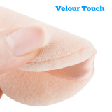 Kalevel Powder Puffs for Face Body Powder Puff Sponge Makeup Cosmetic Sponges Velour Powder Puff with Handle Washable