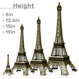 Kalevel Eiffel Tower Decor Centerpiece 15 Inch Metal Paris Eiffel Tower Statue Decor Vintage Home Office Decorations Eiffel Tower Table Desk Decor Christmas Party Mothers Day Birthday Gifts
