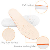 Kalevel Elevator Taller Insoles Height Increase Insert Breathable Insoles for Women 2.5cm (US Size 5-10)