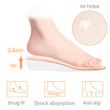 Kalevel Height Increase Insoles Elevator Insert Adjustable Breathable Shoe Insoles for Women 3.5cm (US Size 5-10)