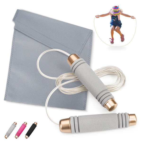 Kalevel Jump Rope Workout Tangle Free Adjustable Jump Rope with Carrying Pouch and Soft Foam Handle 9ft for Men And Women Kids