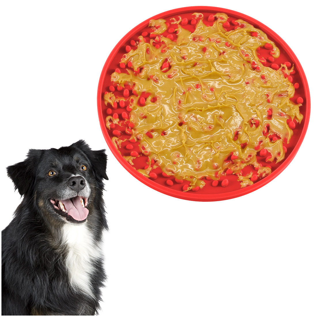 Kalevel Pet Lick Mat Dog Bathing Pad Slow Feeder Peanut Butter Licking Mat Shower Distraction