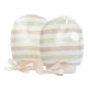 Kalevel Baby Mittens Newborn No Scratch Adjustable Mesh Baby Gloves Mittens with Strings for 0-6 Months Unisex (Color Stripe)