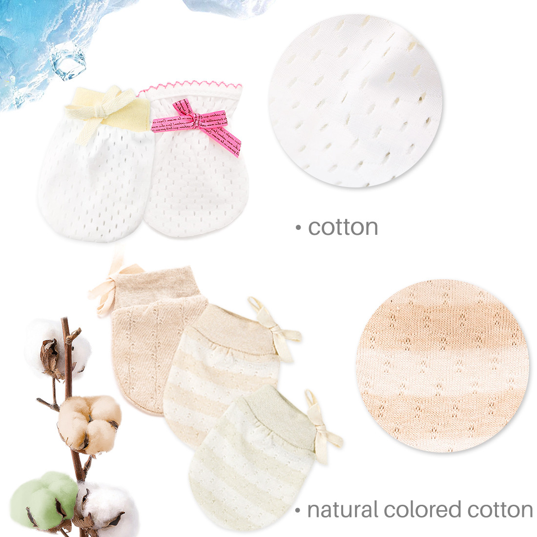 Adjustable baby mittens Clearance