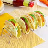 Kalevel Taco Holder Stand Stainless Steel Taco Shell Holders Tray Racks Dishwasher Safe Durable Easy to Clean and Store