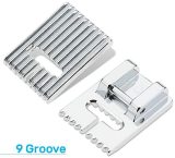 Kalevel Sewing Machine Twin Needles Double Stretch Needles 3 Sizes with Pintuck Foot Sewing Machine Presser Feet 5 7 9 Groove