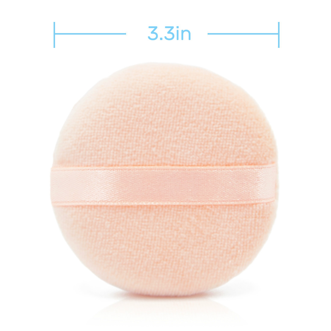 Kalevel Cosmetic Powder Puff Body Powder Sponge Pad Velour Makeup Puff