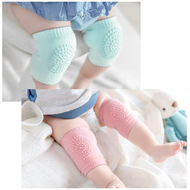 Kalevel Baby Knee Pads Infant Knee Protector Cotton Baby Crawling Knee Pads Elastic Knee Sleeve