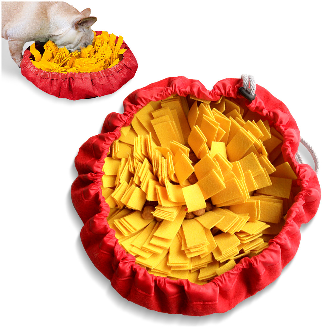 Kalevel Dog Snuffle Mat Toy Training Pad Pet Puzzle Blanket Cat Slow