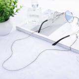 Eyeglass Chain - Kalevel Stainless Steel Sunglass Strap Eyeglass Strap Holder (Silver)