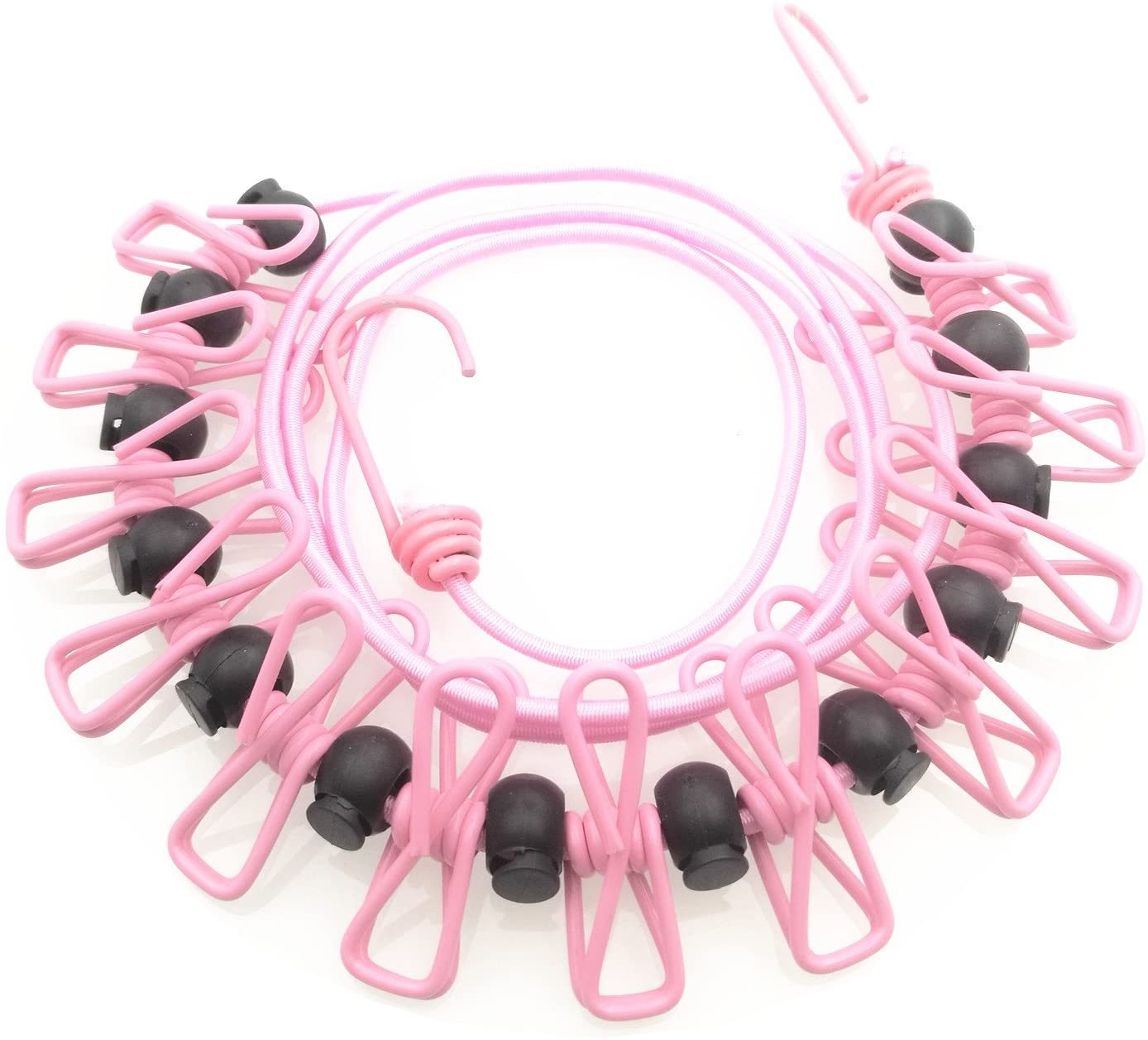 Kalevel Travel Clothesline with Clothespins for Hotels Cruise Ships