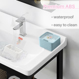 Kalevel Cotton Swab Rounds Holder Bathroom Cotton Pad Organizer Dispenser Plastic Makeup Storage Container with Clear Lid