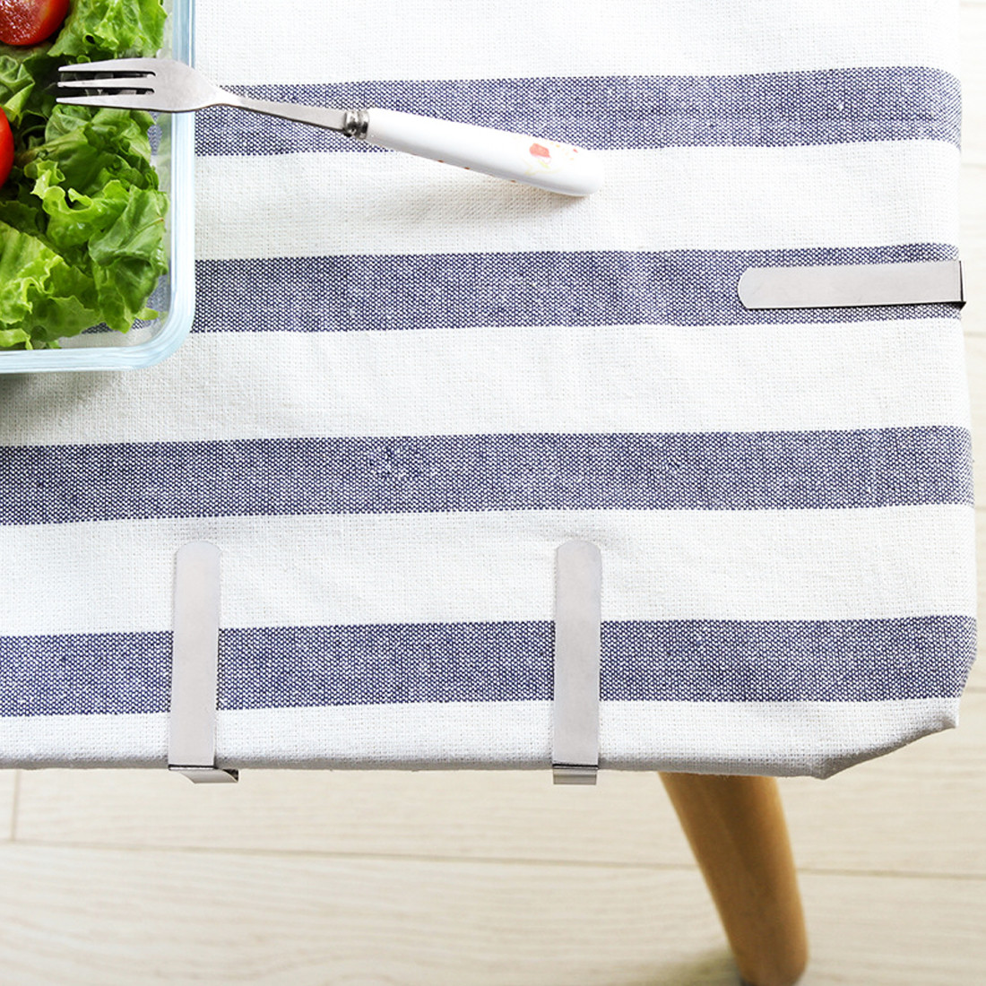 Kalevel Tablecloth Clips Picnic Stainless Steel Table Cover Clamps Holders Clips 12 Pack for 2