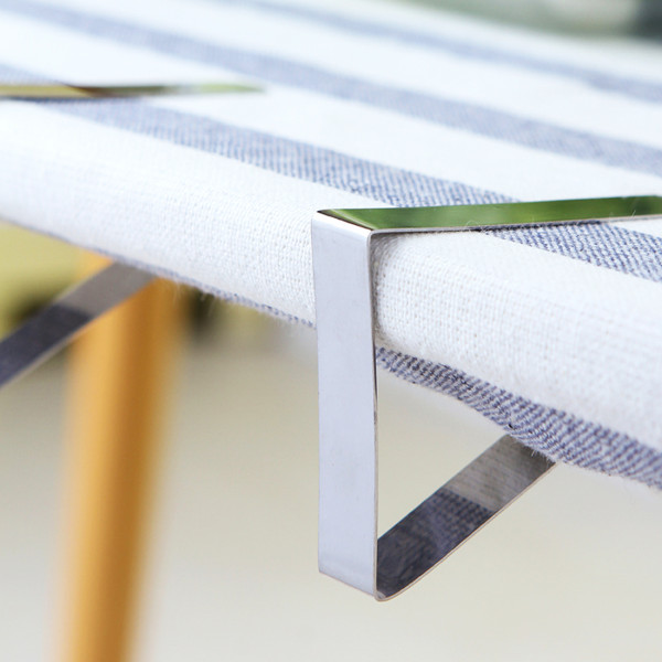 Kalevel Tablecloth Clips Picnic Stainless Steel Table Cover Clamps Holders Clips 12 Pack for 2