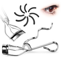 Kalevel Eyelash Curler with Replacement Refill Pads Lash Curler for Different Eye Shapes Flexible and Easy to Carry
