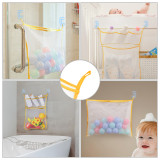 Kalevel 3 Pack Bath Toy Storage Organizer Bathroom Mesh Bath Toy Holder Bag Net for Babies Kids with Waterproof Hooks