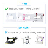 Kalevel Darning Embroidery Presser Foot Free Motion Quilting Sewing Machine Feet Compatible with Most Low Shank Singer Brother Janome