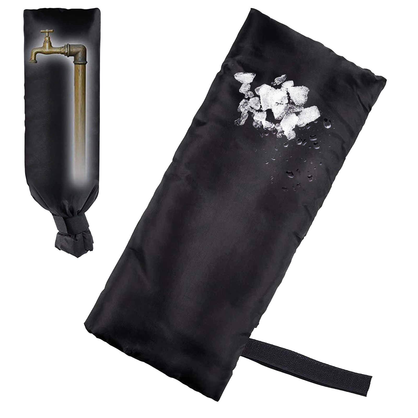 Kalevel Outside Faucet Cover Freeze Protection Insulated Water Pipe