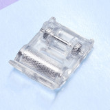 Kalevel Roller Presser Foot Low Shank Snap on Sewing Machine Pressure Feet for Sewing Leather Vinyl and Elastic Fabric