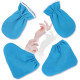 Kalevel SPA Gloves and Booties Set Bath Liners for Hands Feet Wax Therapy Thermal Treatment Wax Care Mittens Gloves Pink 4 Pack