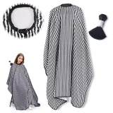 Kalevel Haircut Cape Waterproof Hair Cutting Cape Apron 63 x 55in and Neck Duster Brush Set for Barbers Hairdresser