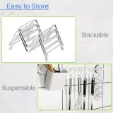 Kalevel Taco Holders Stainless Steel Oven Safe Taco Shell Rack Stand Grill Metal Taco Trays 2 Pack with Protective Tips