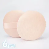 Kalevel Powder Puffs for Face Body Powder Puff Sponge Makeup Cosmetic Sponges Velour Powder Puff with Handle Washable