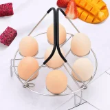 Kalevel Pressure Cooker Rack Trivet Stainless Steel Egg Steamer Rack Stand 6 8 Quart Versatile with Heat Resistant Handles