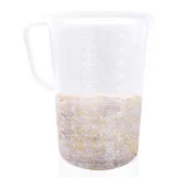 Kalevel Graduated Beaker 500ml 1000ml 2000ml 3000ml 5000ml Clear Plastic Measuring Cups Pitcher Graduated Measuring Beaker Container Lab Kitchen Measuring Cups Tools with Handle and Spout
