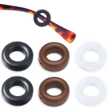 Kalevel Silicone Eyeglass Ear Hooks Grip Holder Sunglasses Temple Tips Anti Slip Soft Glasses Retainer Sleeve Ear Pad (3 Pairs)