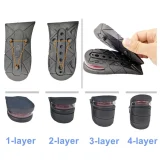 Kalevel Unisex Height Increase Insole Inches Breathable Adjustable Insoles Height Increase Insoles Shoe Lifts Increased Shoe Pad Elevator Insoles Half Elevator Insole for Men Women