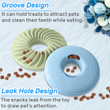 Kalevel Dog Puzzle Toy Durable Slow Feeder Treat Dispenser Interactive and Dog Chew Toy Stick Teeth Cleaner Small Long Lasting for Boredom